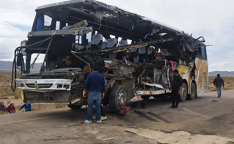 Bus Accident At Bolivia 37 dead