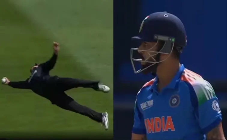 Champions Trophy 2025: Virat Kohli Stunned By Flying, One Handed Glenn Phillips Catch