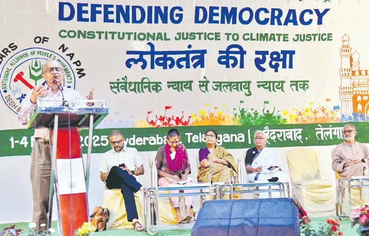 Speakers at the inaugural ceremony of the second plenary of NAPM