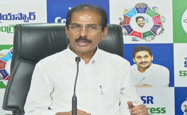 Manohar Reddy Says Coalition Govt Illegally Framing Ysrcp In Liquor Scam