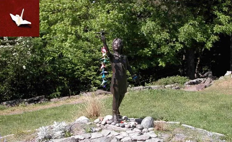 Statue of Hiroshima Bombing Victim Remembering Sadako