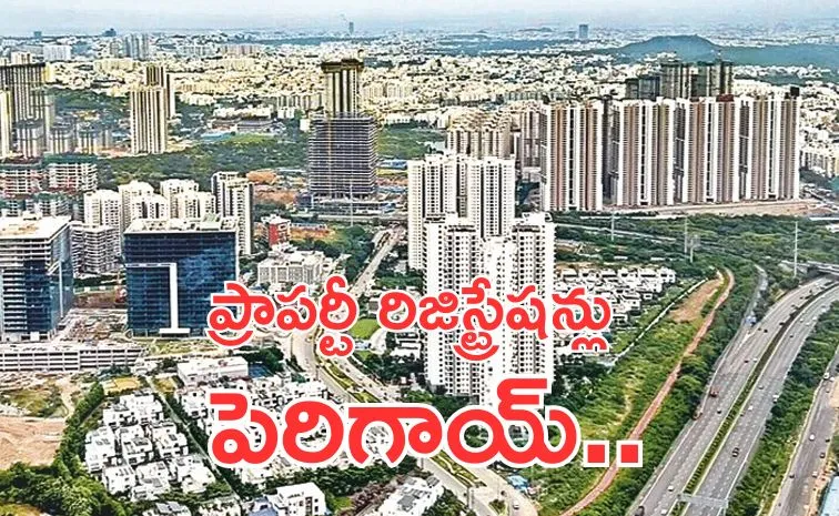 Hyderabad real estate rising, property registrations increased