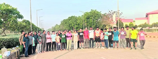 నిట్లో ఉత్సాహంగా మారథాన్
