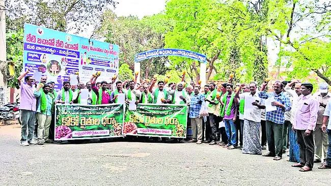 కదం తొక్కిన కోకో రైతులు