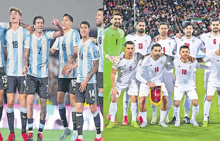 Argentina and Iran qualify for the World Cup football tournament