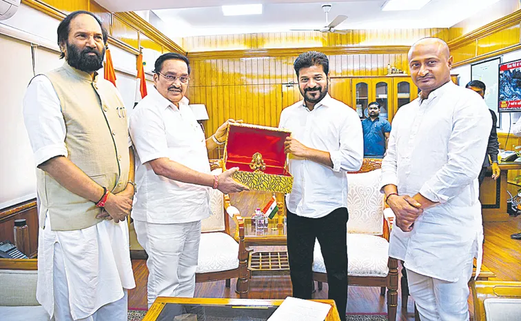 CM Revanth Reddy appeals to Union Water Resources Minister CR Patil