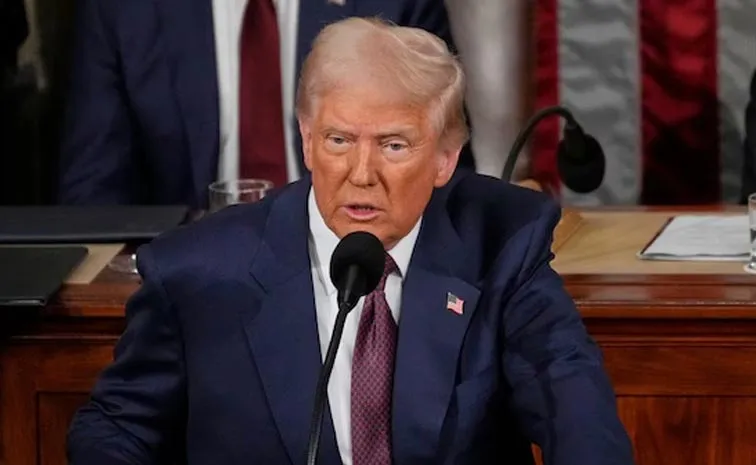 US President Donald Trump Comments In US Congress Joint session