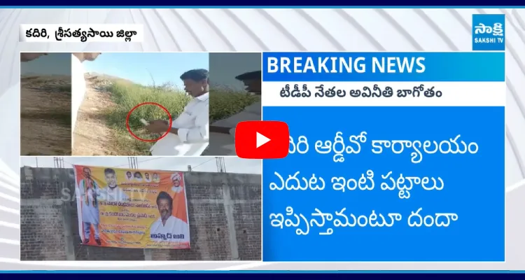 TDP Leaders Corruption In Illa Patta 