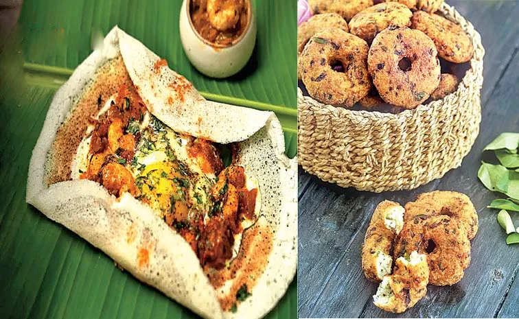 Sunday Special Recipes: Prawn Dosas Cashew Rava Vada