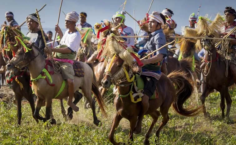 Pasola Festival western Sumba Indonesia