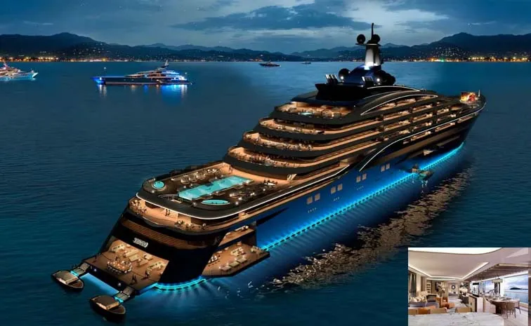 The Epic 728 Foot Somnio Superyacht 39 Luxury Apartments Aboard
