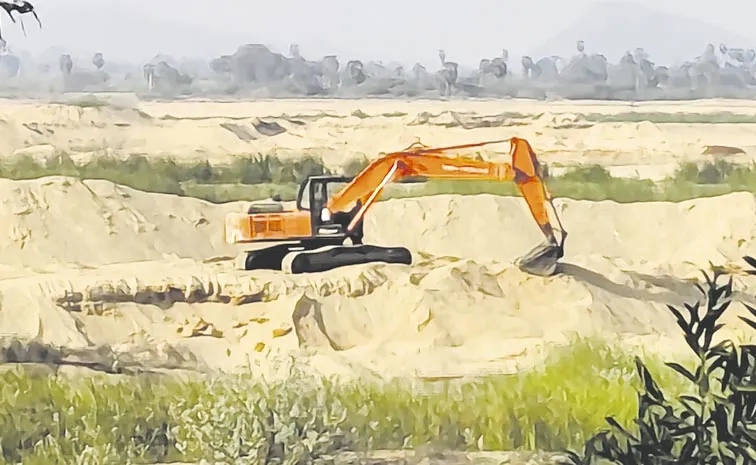 TDP Sand Mafia Mining in Andhra Pradesh
