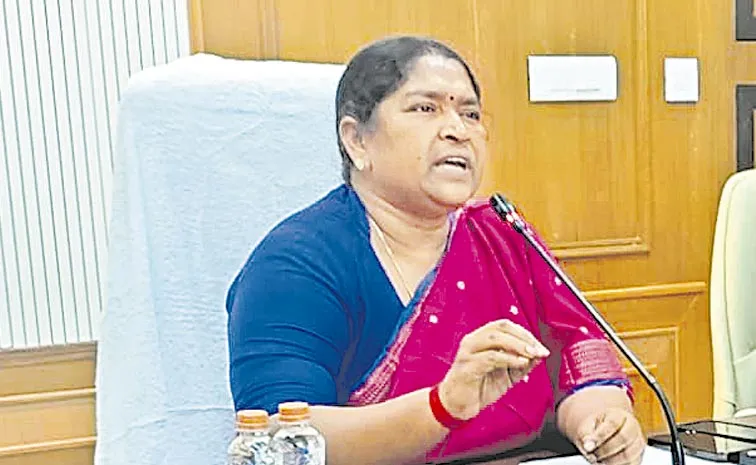Telangana: 313 Anganwadi Centers Where Closed Says Minister Seethakka