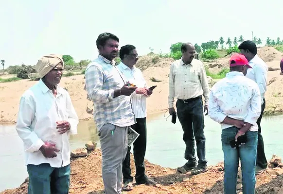 ఆ ఇసుక డంప్లు సూర్యాపేట పరిధిలోవి..