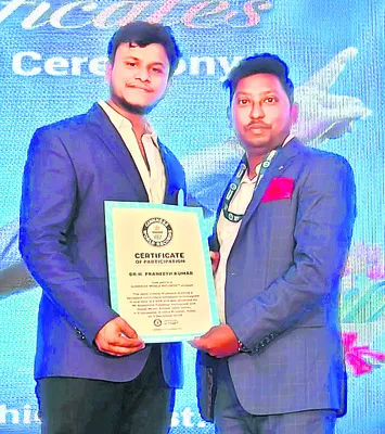 సంగీతంలో ప్రణీత్కుమార్ గిన్నిస్ వరల్డ్ రికార్డు