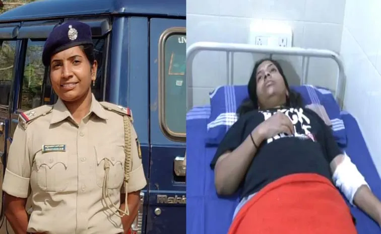 Ashok Nagar police station Police Sub Inspector Annapurna In Hubbali