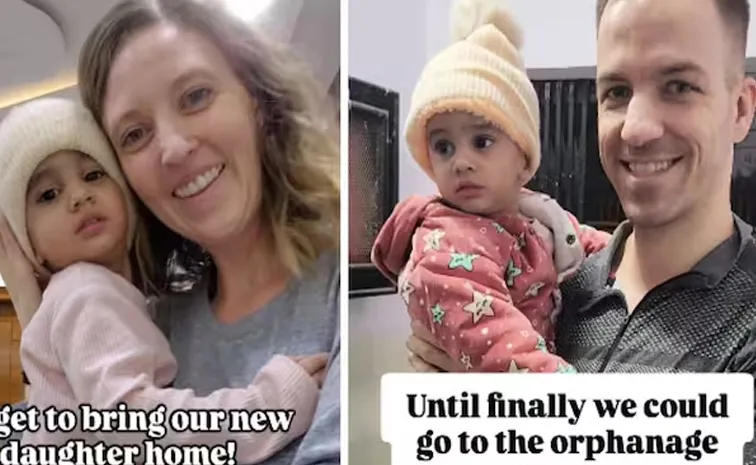 US Couple Living In India Adopts Girl Child With Special Needs