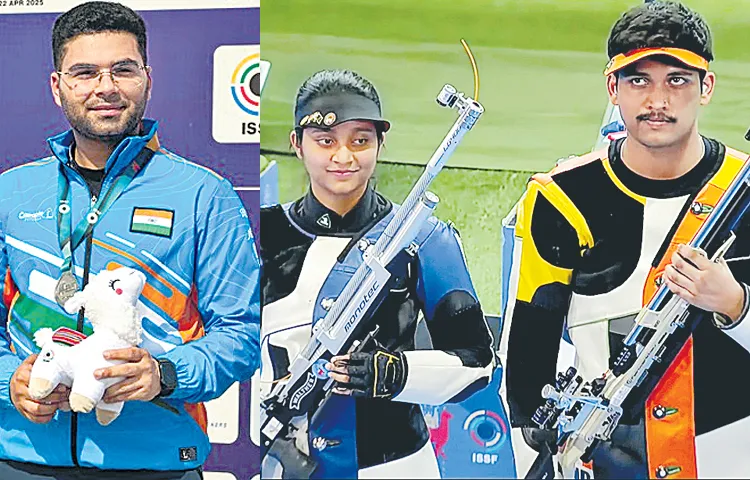 Indian shooters win two silver medals in World Cup tournament