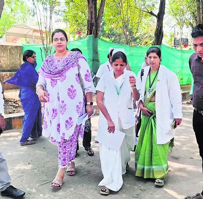 కాయకల్ప బృందం ఏరియా ఆస్పత్రి సందర్శన