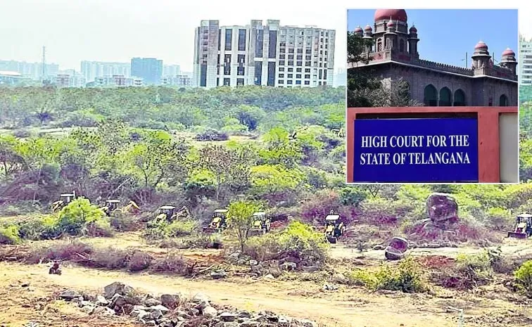 Telangana High Court Stays Felling Of Trees In Kancha Gachibowli Lands