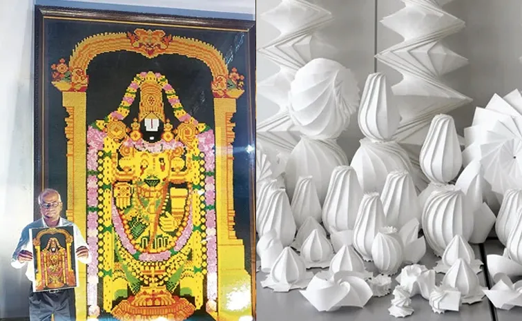 Origami: The Japanese Art of Paper Folding To Create Lord Venkateswara