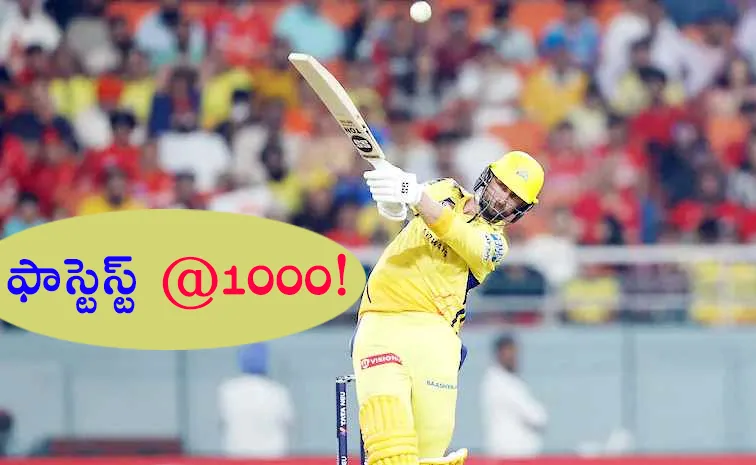 Devon Conway Scripts History Becomes 3rd Fastest to 1000 IPL Runs1