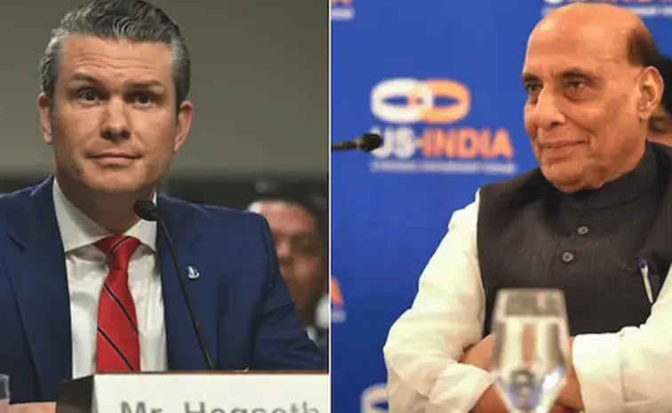 Rajnath Singh dials US counterpart Pete Hegseth