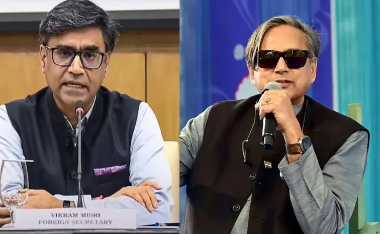 MP Shashi Tharoor Praised Foreign Secretary Vikram Misri