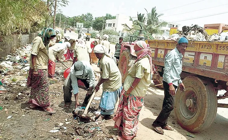 jawaharnagar sanitation workers miserable life Demanding minimum wages