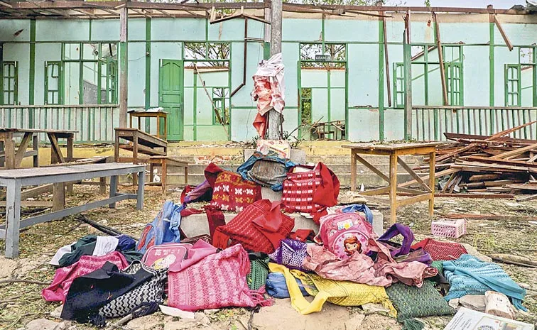 School Bombed In Myanmar