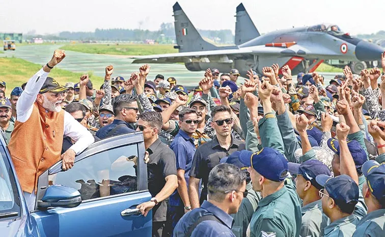 pm modi salutes indian armed forces