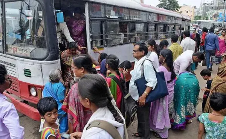 Free bus or less bussesThe Real story behind the TSRTC city bus rush