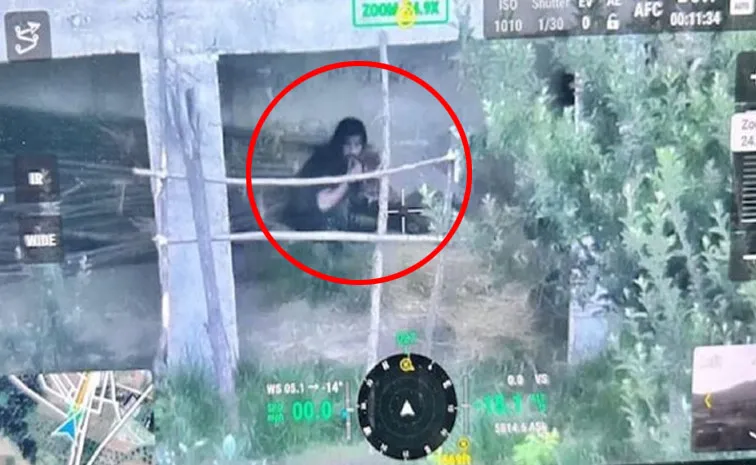 Drone Footage Shows Terrorists Hiding In Shed