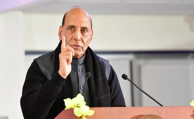Defence Minister Rajnath Singh Visits Bhuj Airbase, Meets Air Warriors