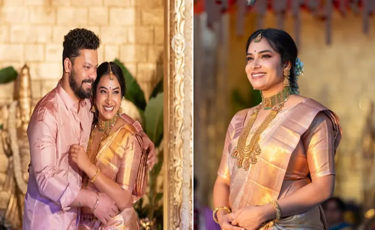 Tollywood actress Hari Teja Shares His Sister Marriage Moments