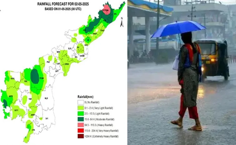 Heavy Rain Fall Across AP
