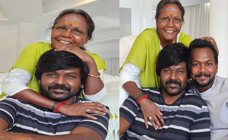 kollywood Star Raghava Lawrence Birthday Wishes To Her Mother