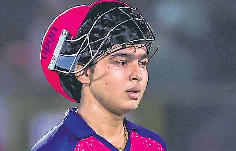 Vaibhav comments on his fastest century