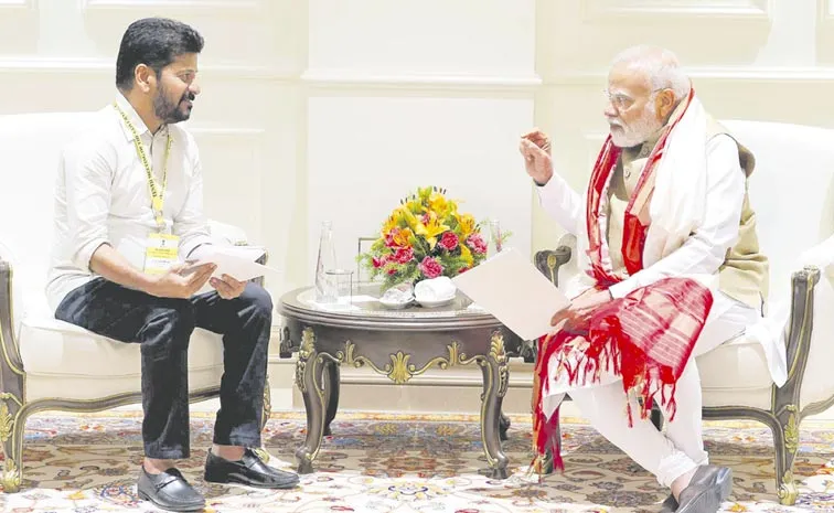 Revanth Reddy meets Modi: seeks funds for Metro phase-2