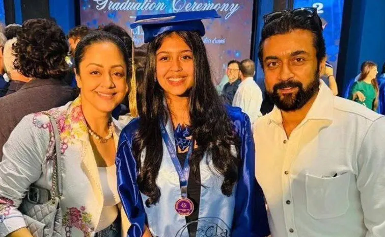 Suriya Daughter Diya School Graduation