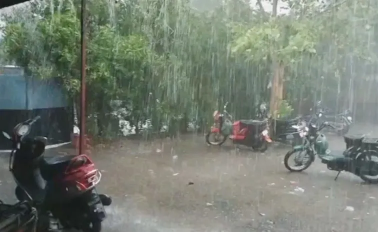 Heavy Rain Fall In Vijayawada