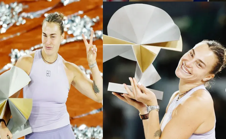 Aryna Sabalenka Defeats Gauff to Win Madrid Open title Prize Money Details