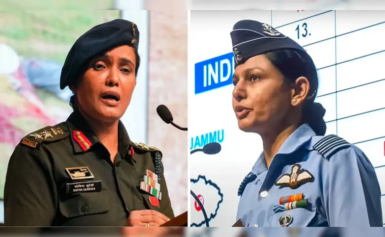 Col Sofiya Qureshi, Wing CDR Vyomika Singh Lead Operation Sindoor Briefing