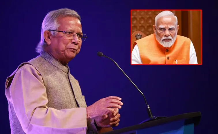 Bangladesh Muhammad Yunus Comments PM Modi Over Sheikh Hasina