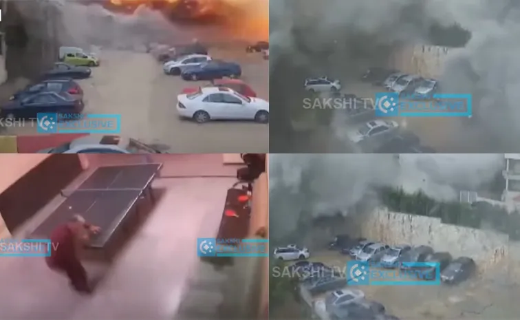 CCTV Footage Shown What Happened Moments In BJ Medical College Of The Plane Crash