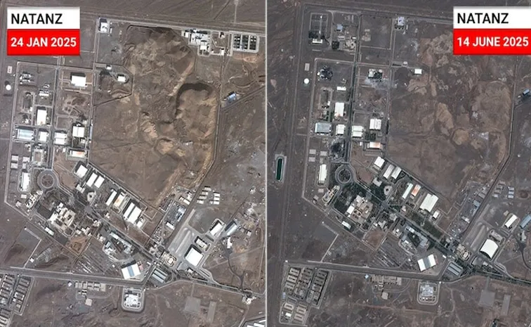 Satellite Images Show Damage At Irans Nuclear Site