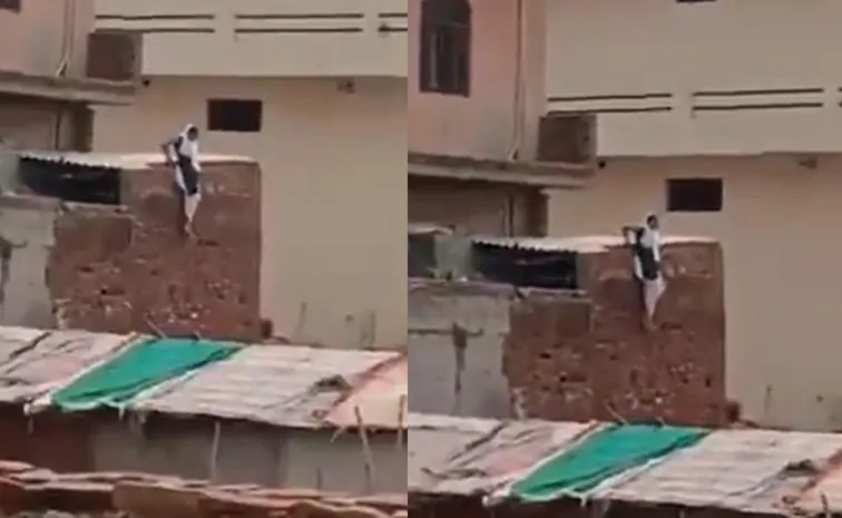 UP Baghpat Married Woman Hotel Roof Video Viral