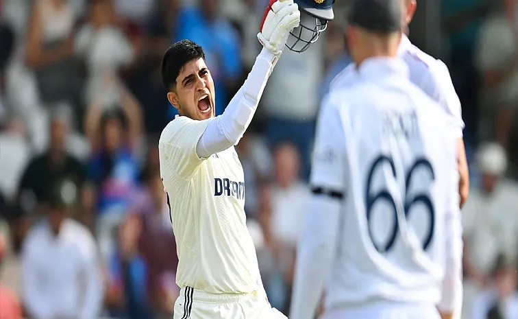 Shubman Gill hits century on Test captaincy debut