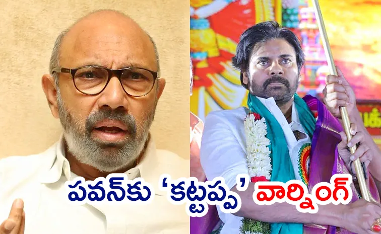 Sathyaraj Warns To Pawan Kalyan
