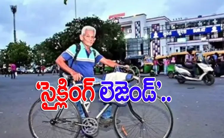 70 Year old surat textile tycoon suresh jariwala pedals 40km daily on 3-decade-old cycle